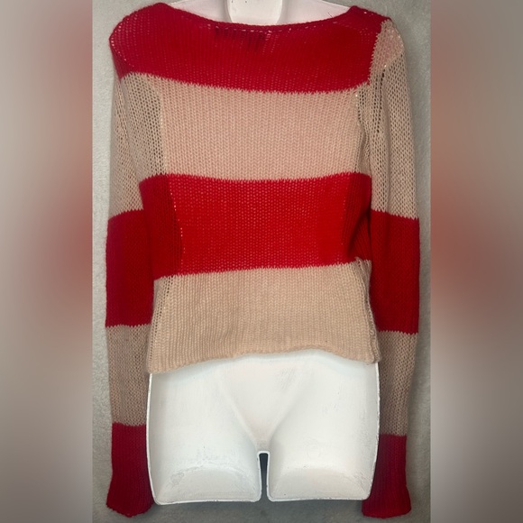 360 Cashmere Color Block Knit Sweater - Picture 2 of 5